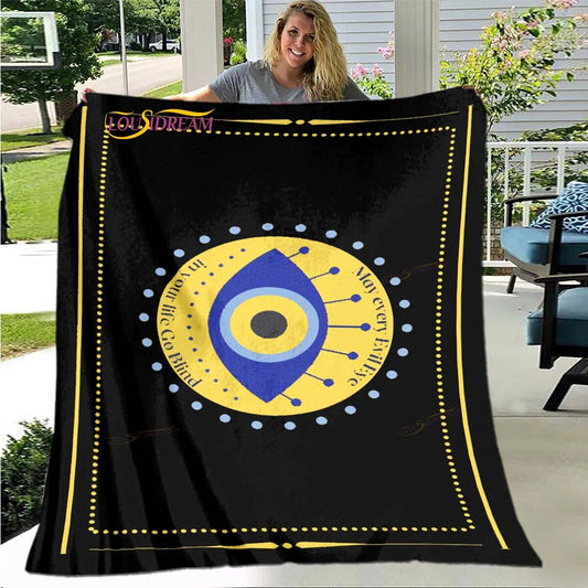 Evil Eye Print Blanket