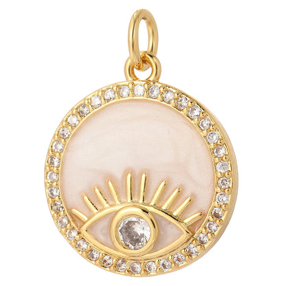 Gold-plated jewelry charm