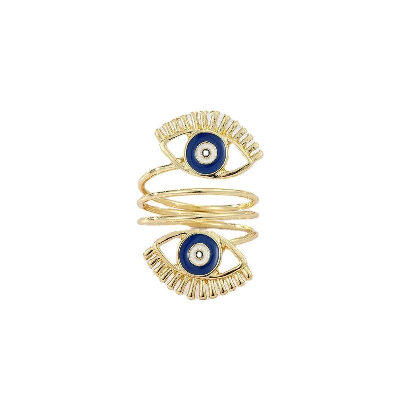 Evil Eye Adjustable Ring