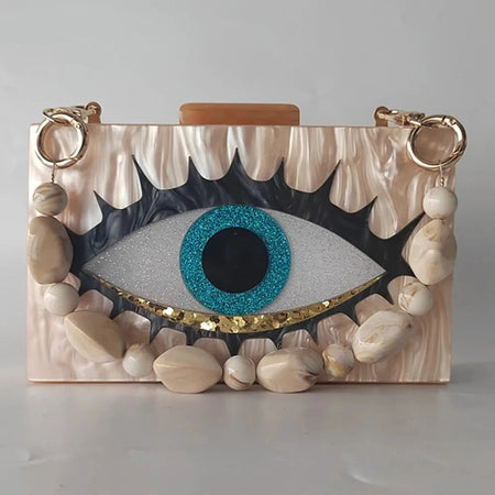 Evil Eye evening bag