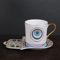 Hamsa hand coffee saucer
