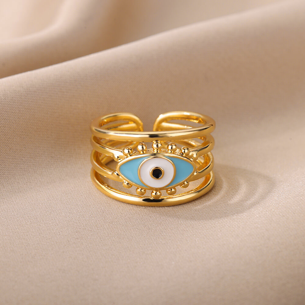 Glamorous Evil Eye Ring