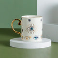 Symbolic Evil Eye coffee cup
