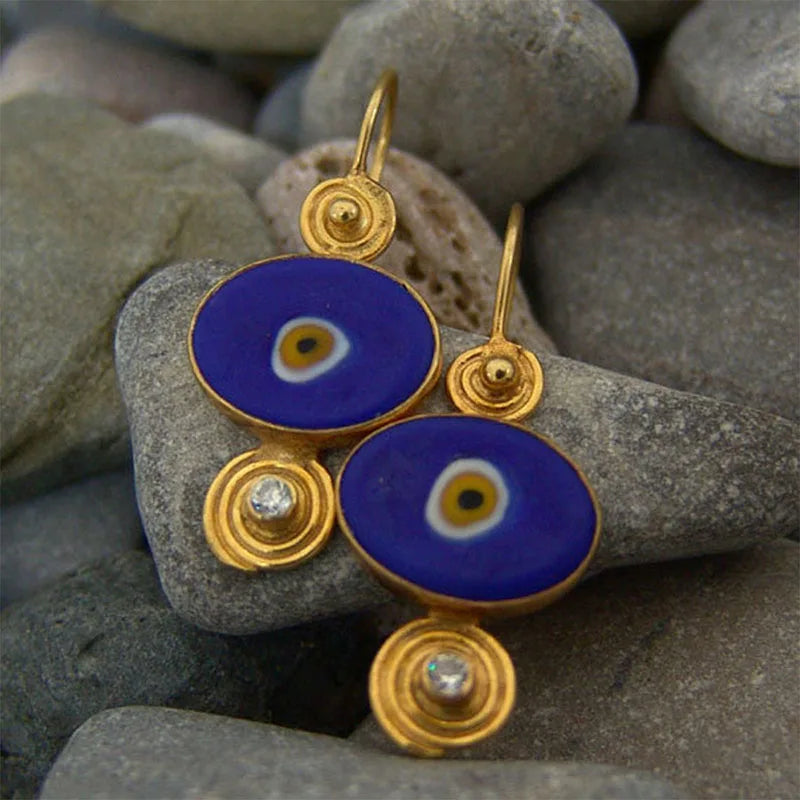 Turkish Evil Eye Earrings