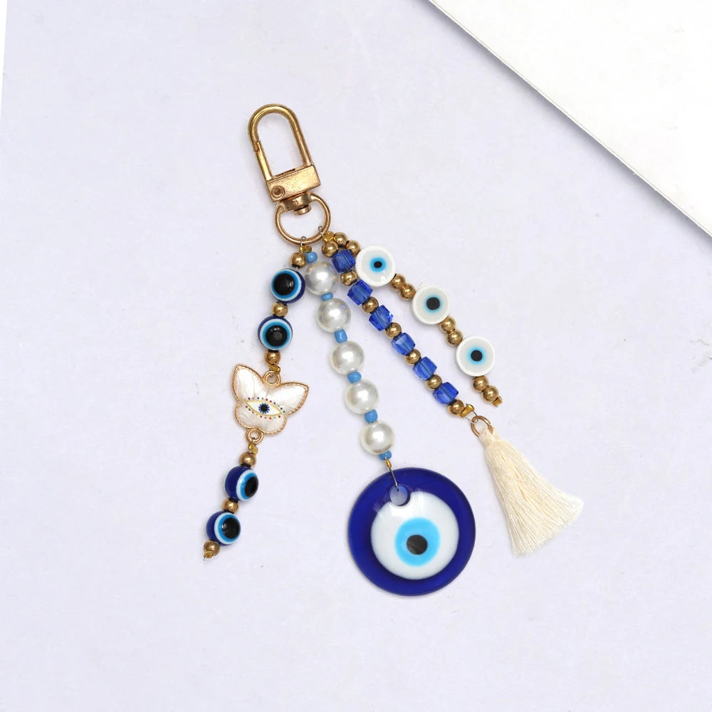 Turkish Evil Eye Keychain