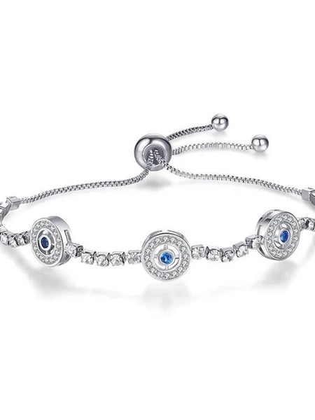 Silver Zircon Bracelet