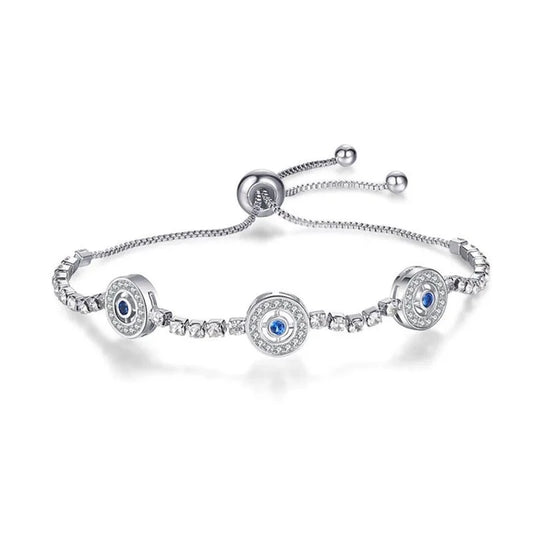 Silver Zircon Bracelet