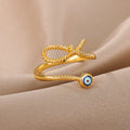 Elegant Evil Eye Rings: Embrace the Allure of Turkish Demon Eye Jewelry