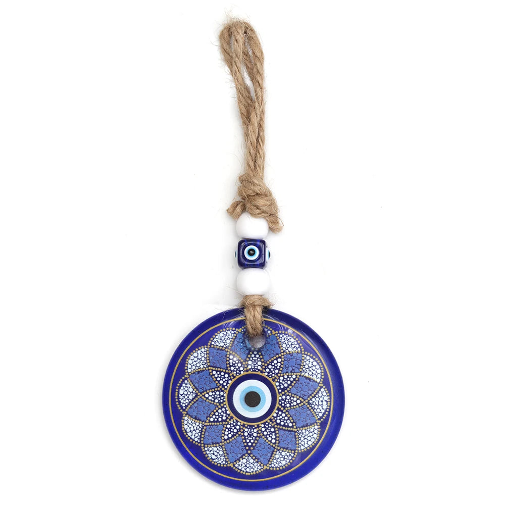Glass Evil Eye Ornament