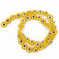 Flat Round Glass Beads