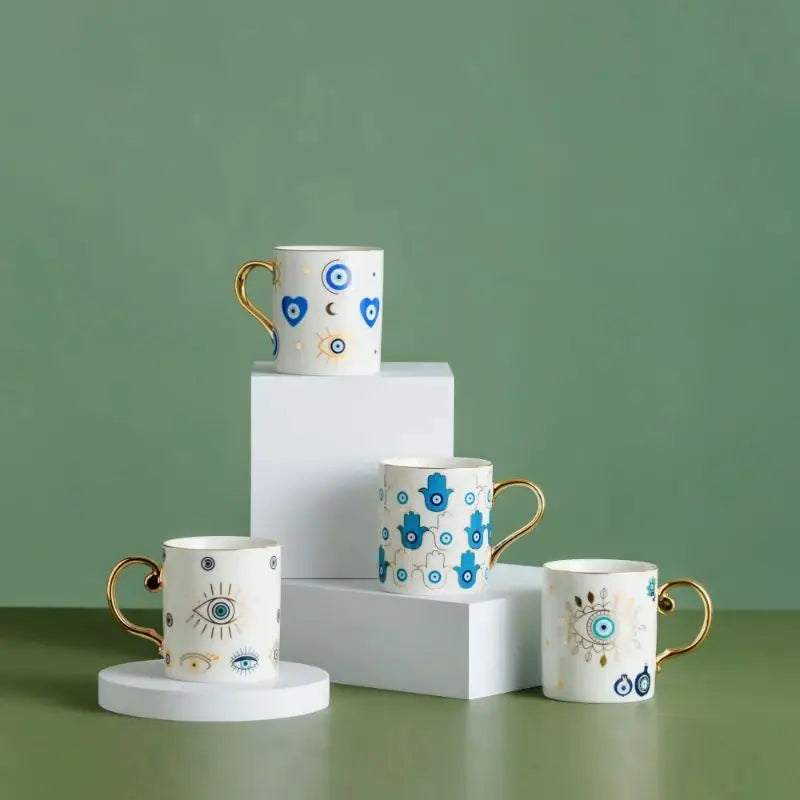 Blue Ceramic Coffee Cup
