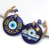 Blue Evil Eye Keychain