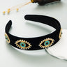 Retro oil drop headband