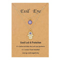 Mystical Turkish-Inspired Evil Eye and Hamsa Hand Zirconia Pendant Choker Necklace - Dainty, Lucky Charm Jewelry for Women and Girls