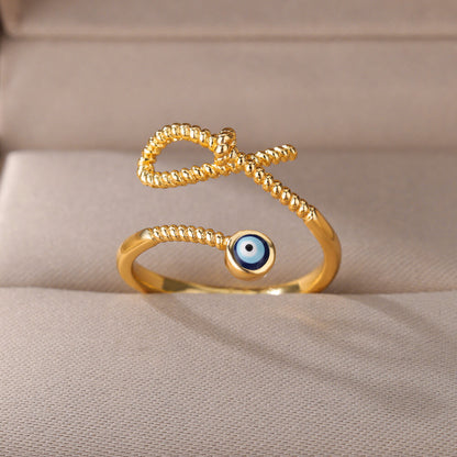 Elegant Evil Eye Rings: Embrace the Allure of Turkish Demon Eye Jewelry