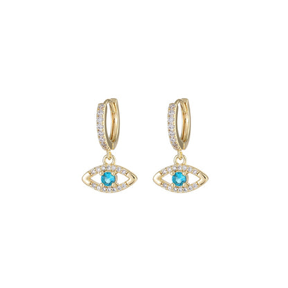 Evil Eye Drop Earrings