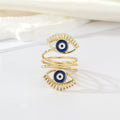 Evil Eye Adjustable Ring