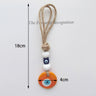 Turkish Evil Eye Glass Beads Macrame Wall Hanging for Home Decor and Protection