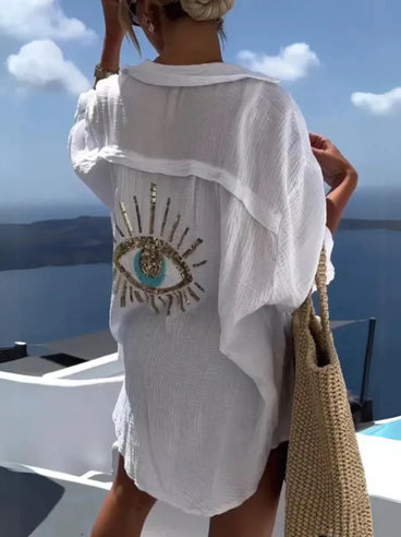 Evil Eye Beach Shirt