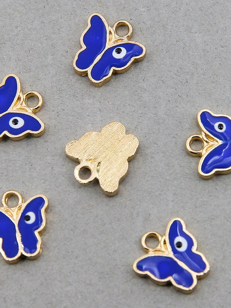 Butterfly Evil Eye Charms