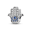 Radiating Hamsa Bead - Blue