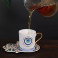 Evil Eye porcelain cup
