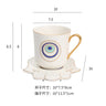 Ceramic coffee mug with tray

