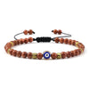 Flecked Red Brown - Gold tone