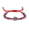 Hamsa with Eye Beads - Red