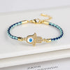 Hamsa - Blue on White