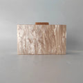 Stylish acrylic clutch