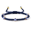 Five Eyes - Blue - Gold tone