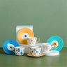 Blue Evil Eye tea set
