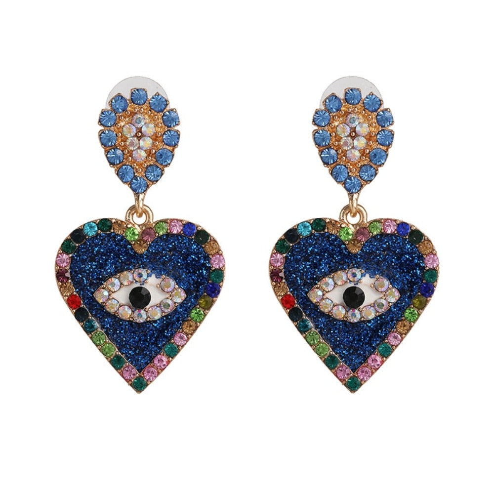 Crystal dangle earrings