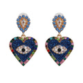 Crystal dangle earrings
