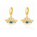 Stainless Steel Zircon Earrings