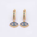 Zirconia Hoop Earrings