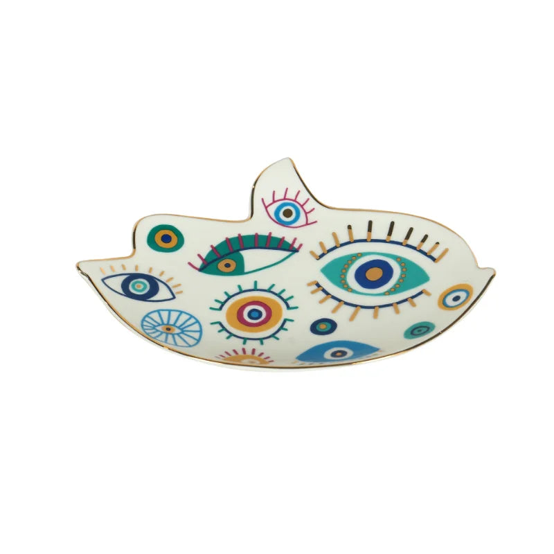 Small Evil Eye decorative plate
