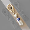 White - Tan Wrap (1pc)