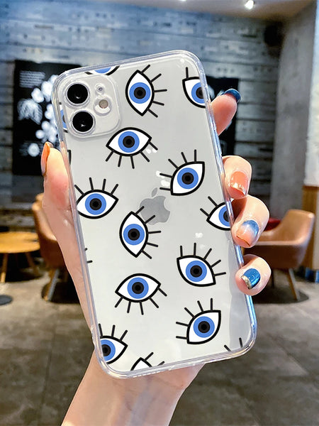 Blue Evil Eye iPhone Case
