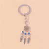 Three Bead Feathers - Blue