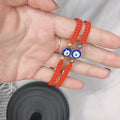 Handcrafted Evil Eye Beaded Bracelet: Timeless Charm for Friendship and Protection
