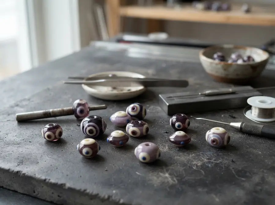 Purple Evil Eye Meaning: Lavender vs. Deep Purple Explained - evolution eye beads much older than