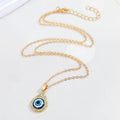 Resin Evil eye necklace product image