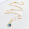 Resin Evil eye necklace product image