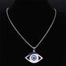 Stainless steel Evil eye necklace product image
