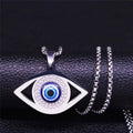 Stainless steel Evil eye necklace product image