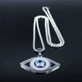 Stainless steel Evil eye necklace product image