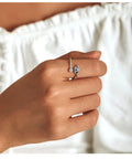 925 sterling silver Evil eye ring product image