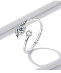 925 sterling silver Evil eye ring product image